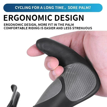Ergonomic Mountain Bike Grips with Shock Absorption – Non-Slip Rubber Handlebar Grips for Ultimate Comfort-5