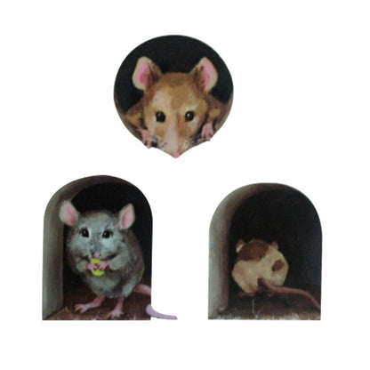 Funny Cartoon Mouse Wall Decals