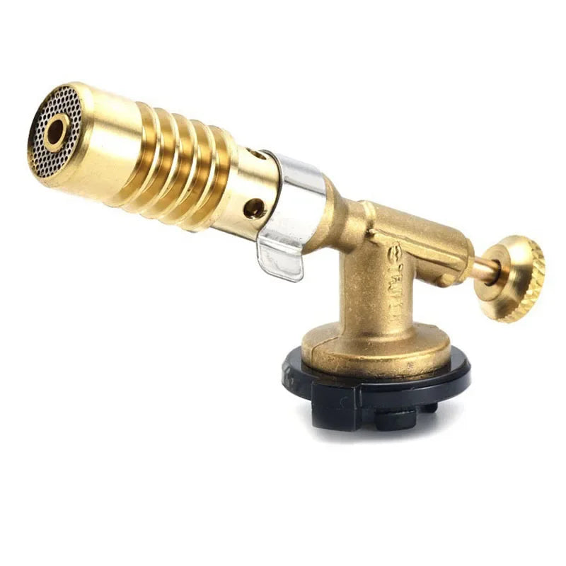 Portable Butane Soldering Torch with Adjustable Flame