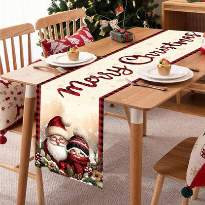Christmas Table Runner Decorative Holiday Tablecloth 180x35cm
