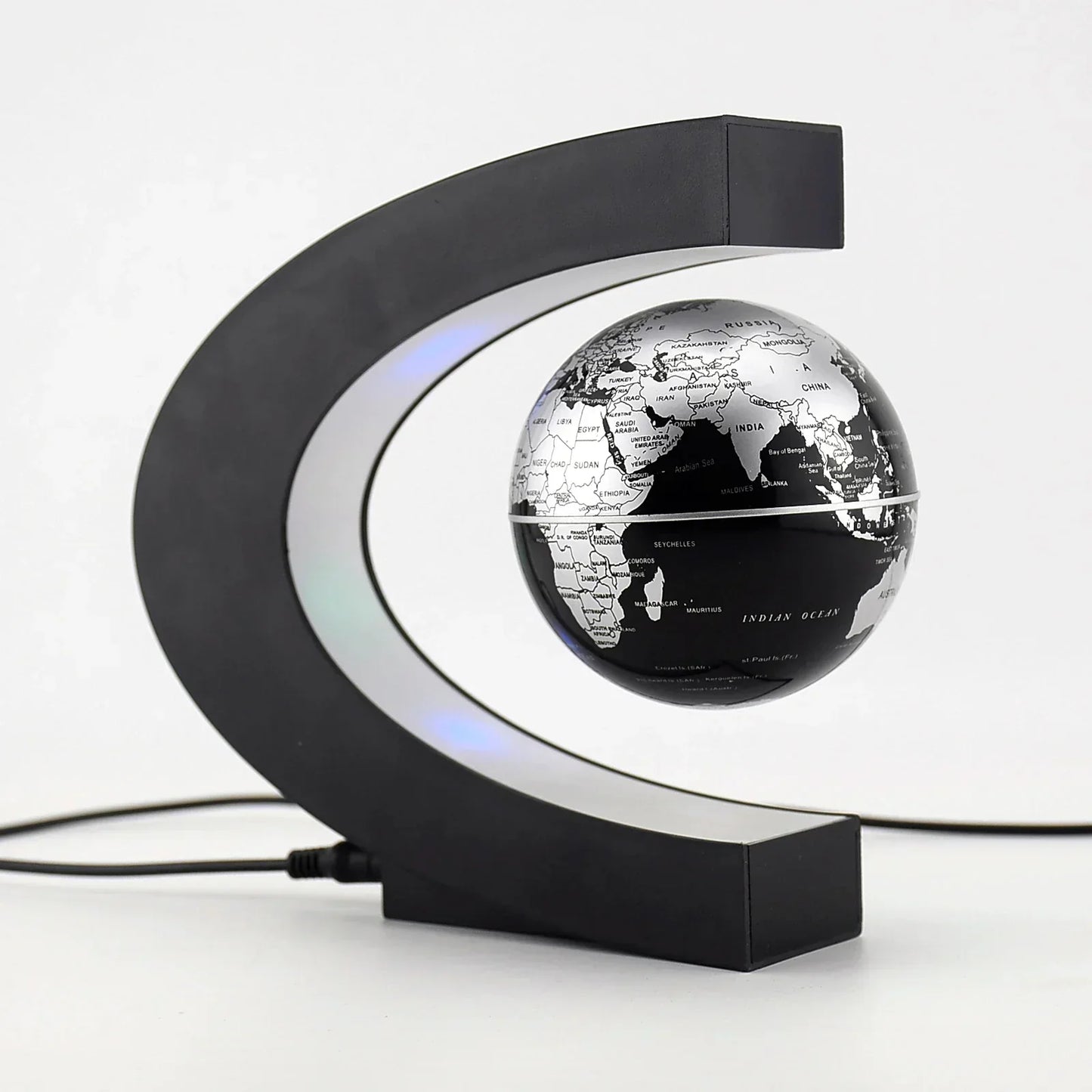 Spinning Globe Lamp with Floating Motion Effect