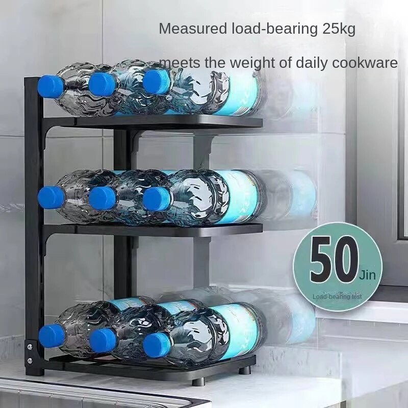 Space Saving Collapsible Corner Shelf Rack