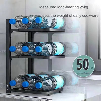 Space Saving Collapsible Corner Shelf Rack
