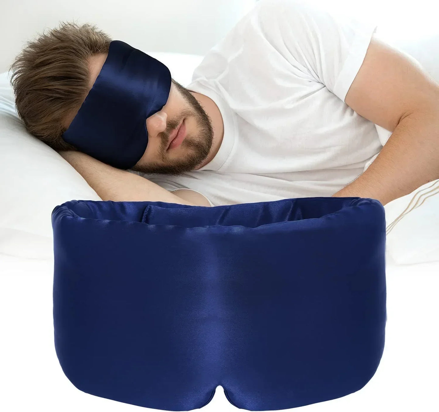 Soft Silk Sleep Eye Mask for Deep Relaxation