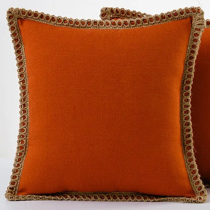 Vibrant Patterned Pillow in Classic Design