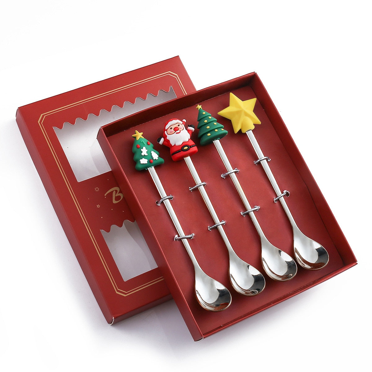 Holiday 4 Piece Santa Table Setting Set