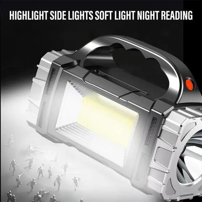 Portable Solar Charger with LED Light