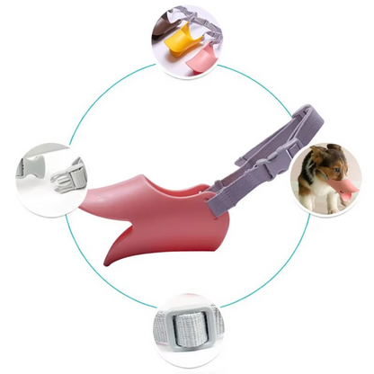 Comfortable Silicone Dog Muzzle for All Size Dogs
