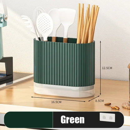 Space Saving Kitchen Cutlery Holder with Drainage - Fesara