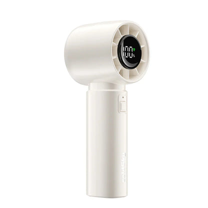 Portable Mini Handheld Fan with LED Screen & 5 Speeds - Fesara