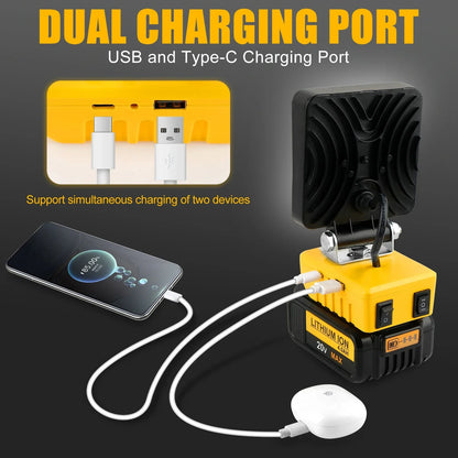 Bright 48 LED Rechargeable Work Lamp