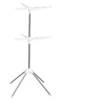 Compact Folding Metal Clothes Drying Rack