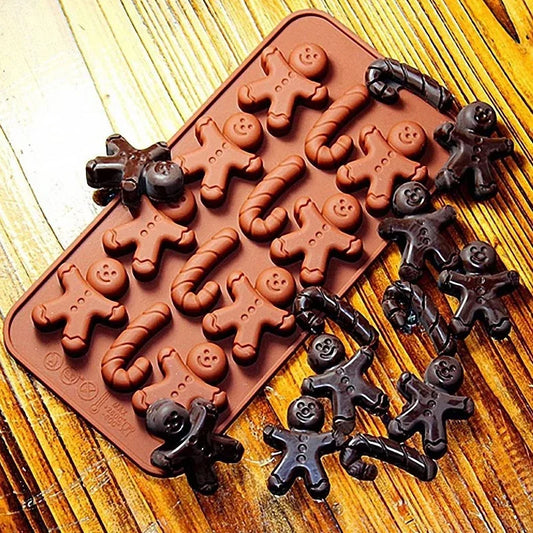 Flexible Silicone Christmas Cookie Mold - Fesara