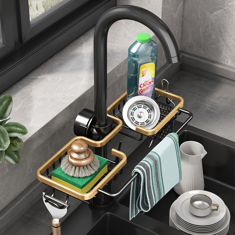 Stainless Steel Sink Tray Rack Organizer