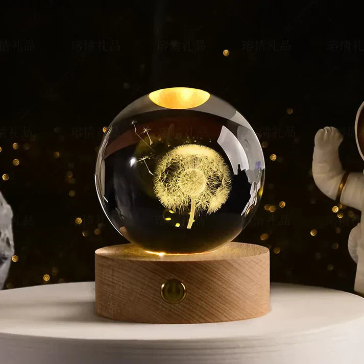 Beautiful Crystal Night Lamp Gift