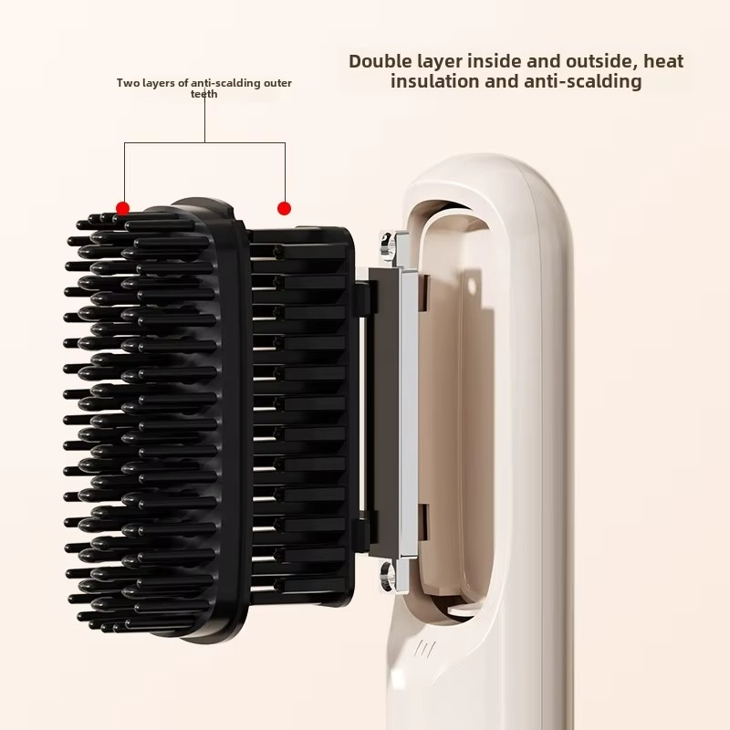 Fesara | Cordless Ceramic Hair Straightener Comb