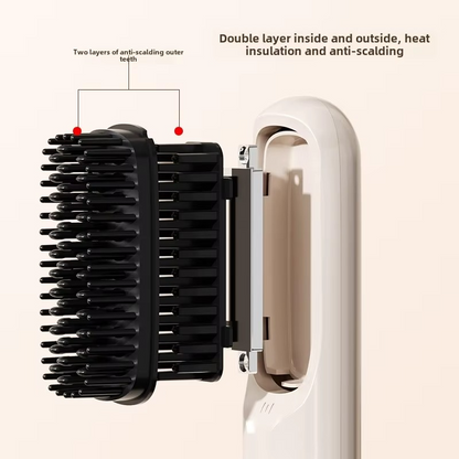 Fesara | Cordless Ceramic Hair Straightener Comb
