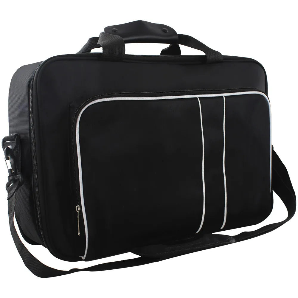 Durable PS5 Travel Bag with Shoulder Strap & Storage Pockets - Fesara