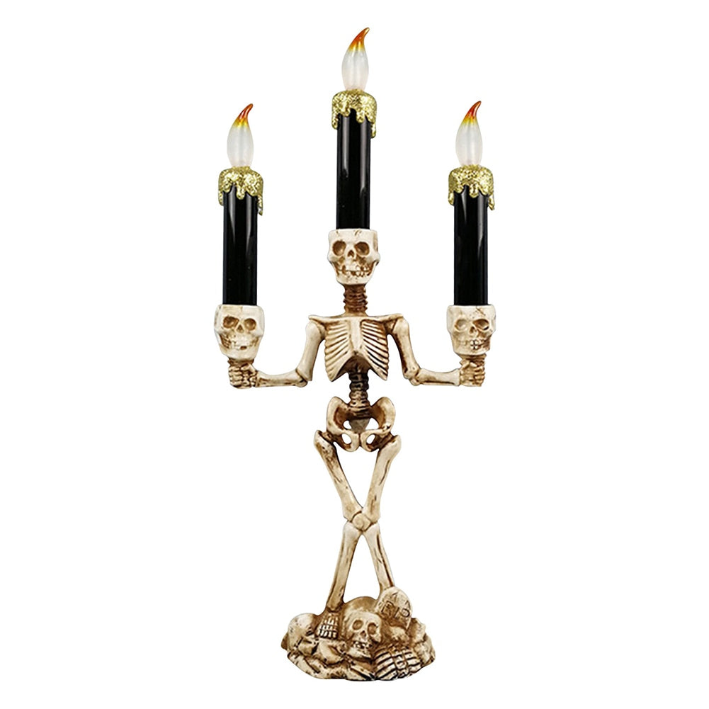 Spooky Skeleton Decorative Tea Lights - Fesara