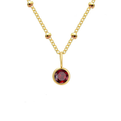 Delicate Gemstone Orbit Choker Necklace