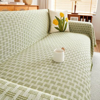 Plush Reversible Sofa Throw Blanket Extra Large