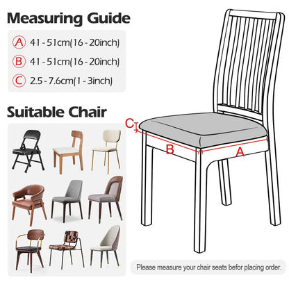 Waterproof Dining Chair Covers | Elastic & Washable
