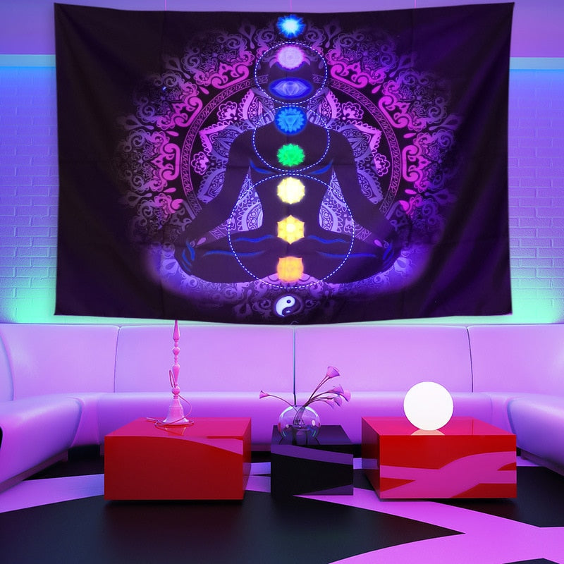 Vibrant Glow Wall Hanging Tapestry