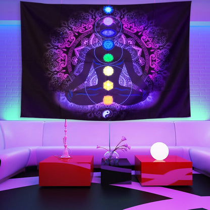Vibrant Glow Wall Hanging Tapestry
