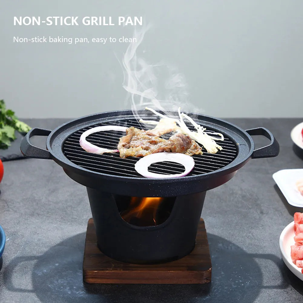 Portable Compact Non-Stick BBQ Grill