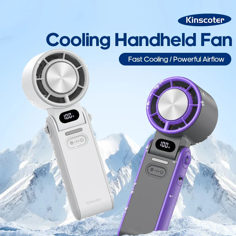 Portable Mini Handheld Fan with Rechargeable Battery