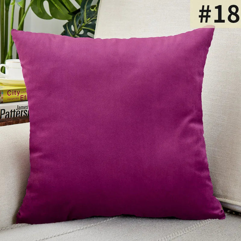 Plush Velvet Pillow Cover for Sophisticated Home Decor