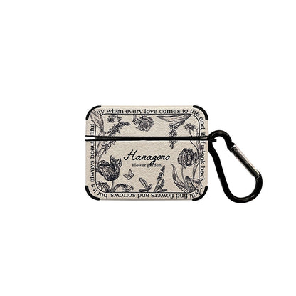 Colorful Floral Leather Airpod Cover