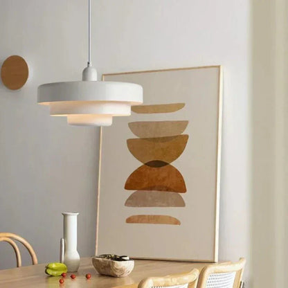 Stylish 3-Tier Pendant Lamp in Pastel Colors