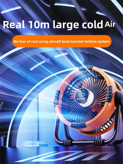 Portable 4-in-1 Fan and Night Light with Rechargeable Battery