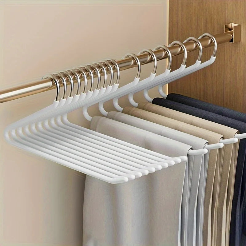 Strong Metal Closet Pants Hangers Space Saver