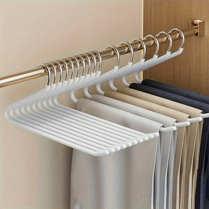 Strong Metal Closet Pants Hangers Space Saver