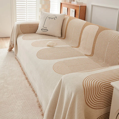 Cozy Tassel Throw Blanket & Rug