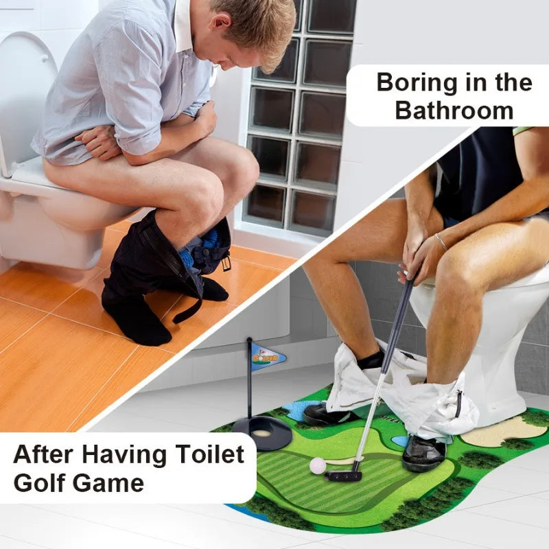 Funny Bathroom Golf Kit for Men