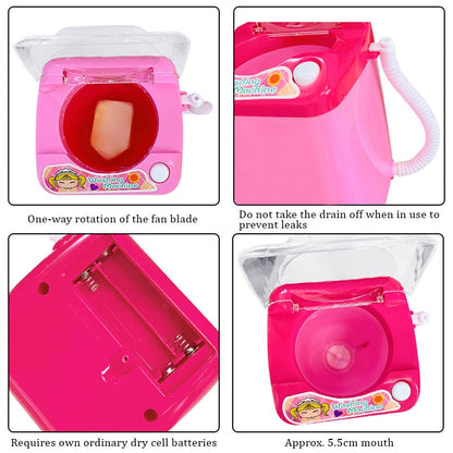 Portable Compact Makeup Brush Cleaning Tool