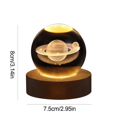 Sparkling Glass Orb Decorative Lamp