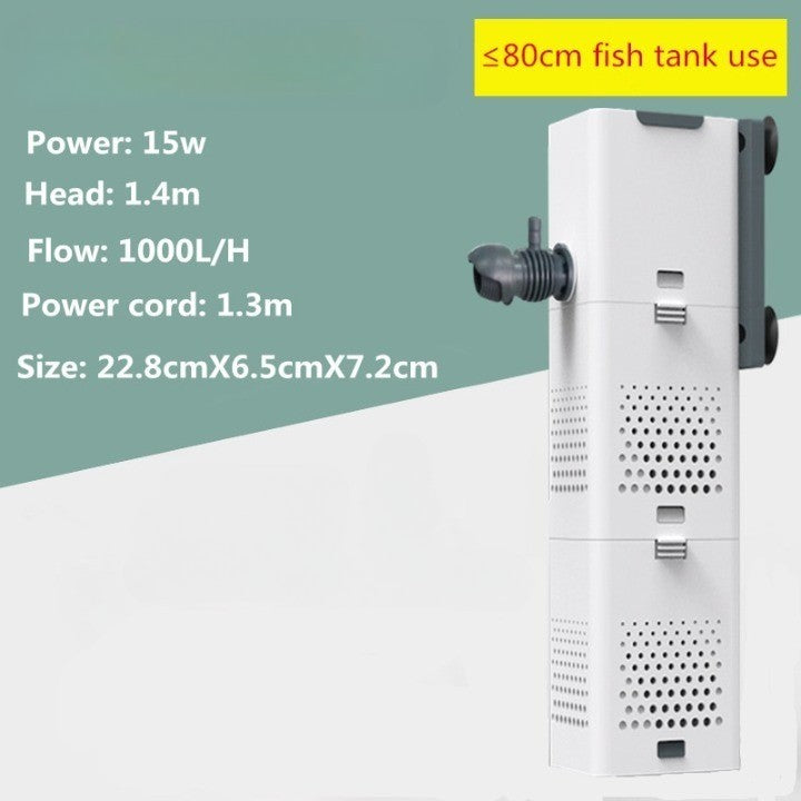 Clean Water Bubble Fish Tank Filter System
