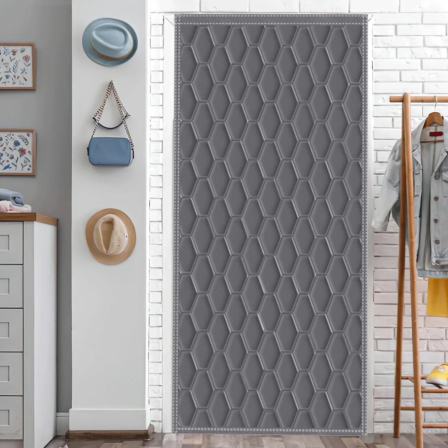 Warm Thermal Door Curtain for Home Insulation
