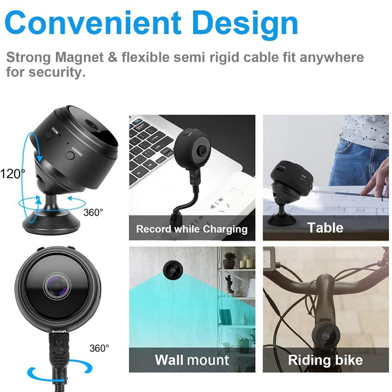 Compact Home Security Wifi Camera