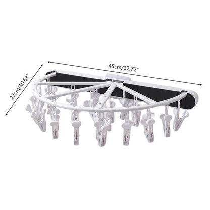 Space-Saving Folding Sock Dryer Rack