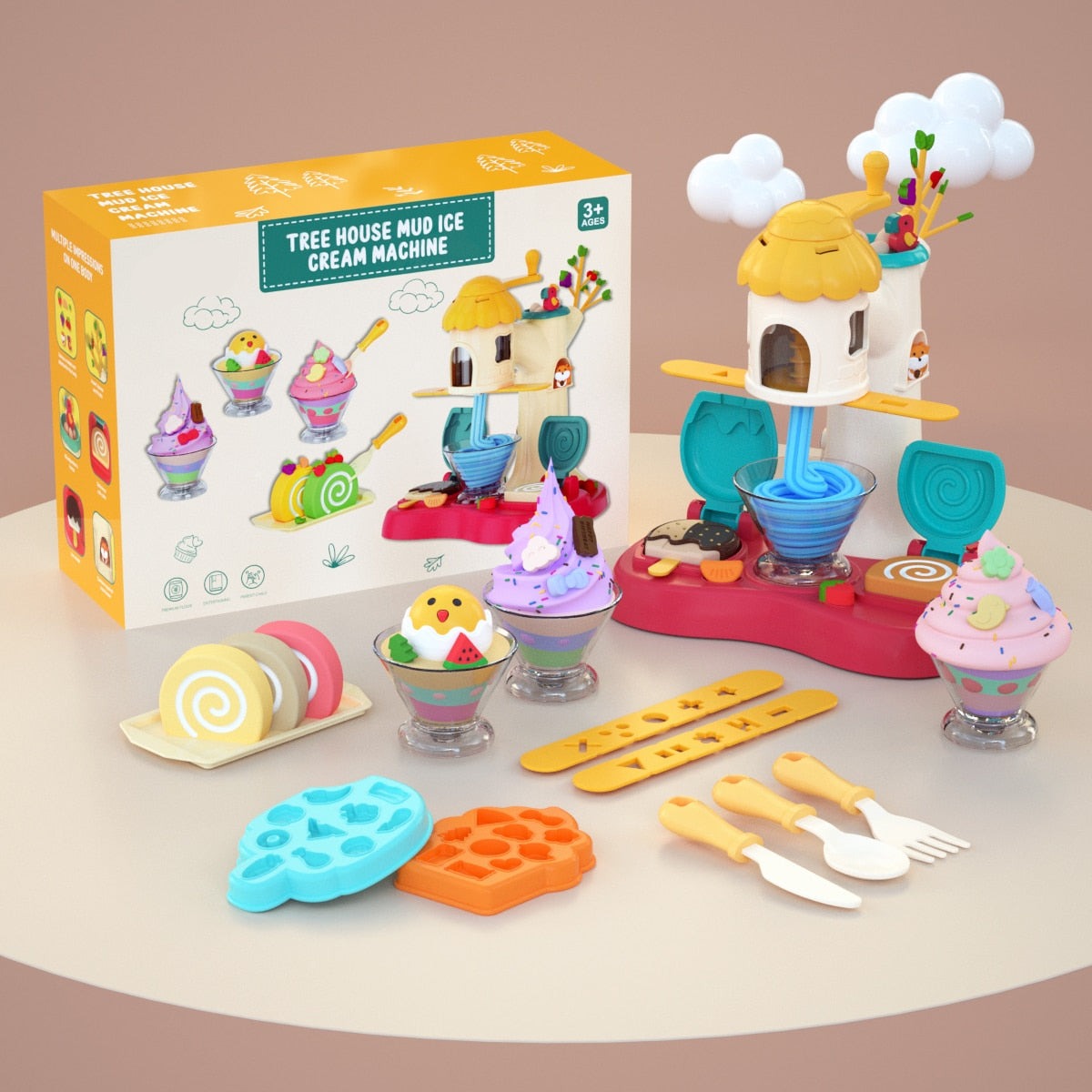 Creative Play Kids Cooking ToyKitchen Set - Fesara