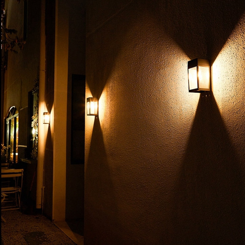 Bright Outdoor Fence Wall Light