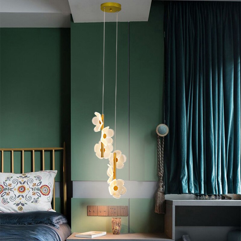 Stylish Floral LED Pendant Lamp