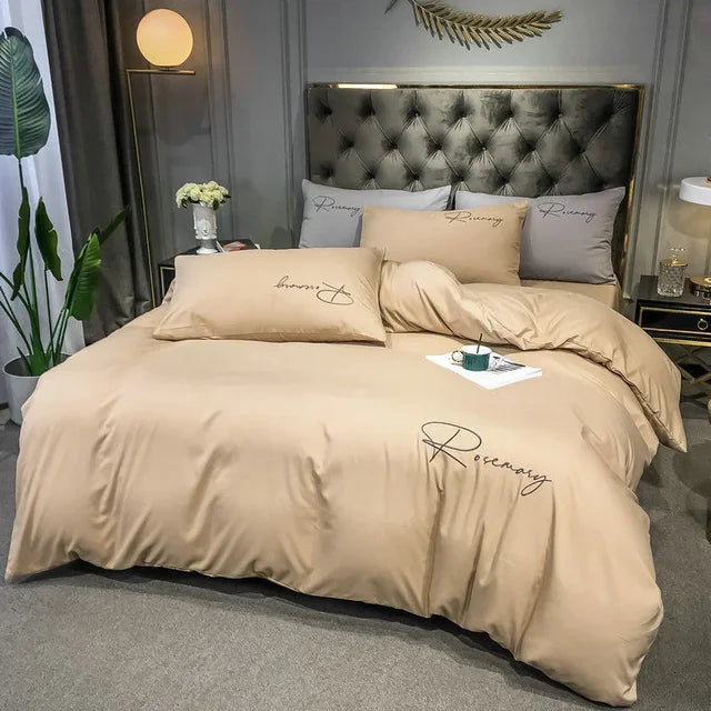 Luxurious Embroidered Duvet Cover Set