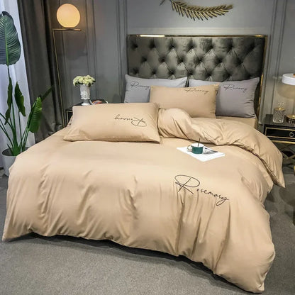Luxurious Embroidered Duvet Cover Set
