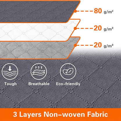 Spacious Under Bed Storage Bag with Clear Window